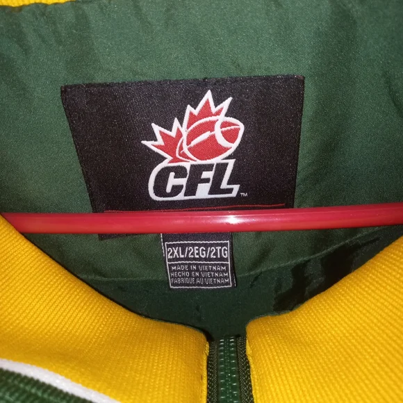 Edmonton Eskimos Reebok Men's Spring Jacket - Picture 3 of 3